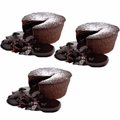3lü Çikolatalı Sufle