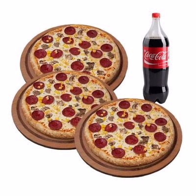 3lü Amigo Pizza (Orta) Menü