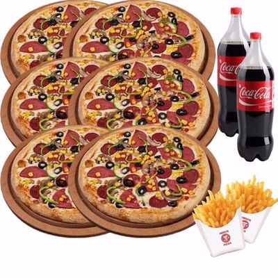 6lı Karışık Pizza (Orta) Menü